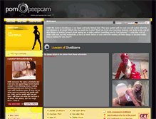 Tablet Screenshot of pornpeepcam.com